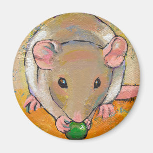 Förtjusande gullig rolig konstCuteness för Magnet