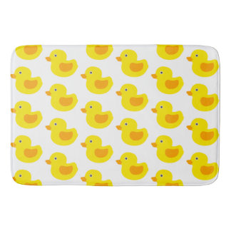 Förtjusande gult gummi duckar Duckies Badrumsmatta