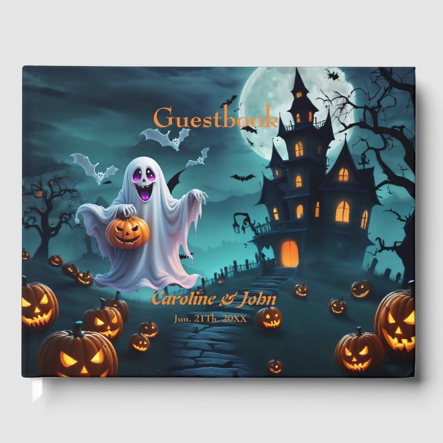 Förtjusande Halloween-designer. Gästböcker (Framsida)