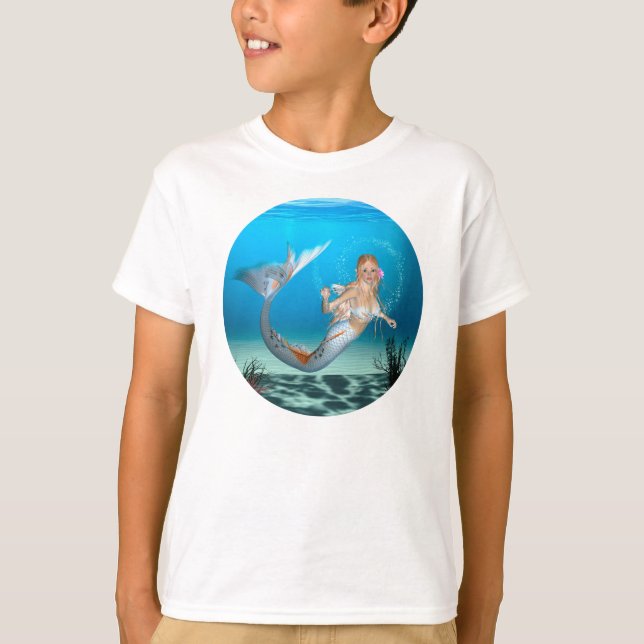 Förtjusande Havsjungfru T-shirt (Framsida)