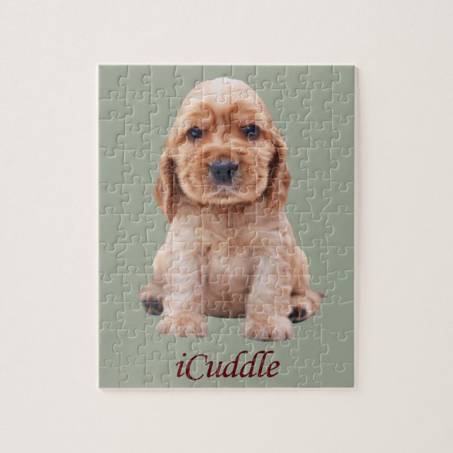 Förtjusande iCuddlecockerspanielSpaniel Pussel (Vertikal)