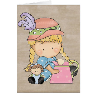 Förtjusande landdocka OBS kort