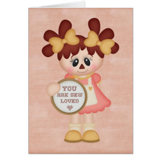 Förtjusande landsömnadtrasdocka OBS kort