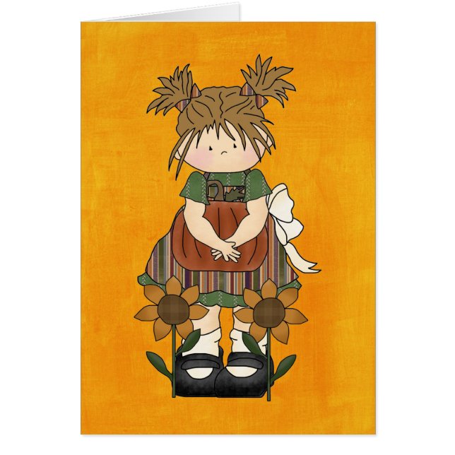 Förtjusande landtrasdocka OBS kort (Framsidan)