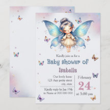 Förtjusande liten änglababyshower