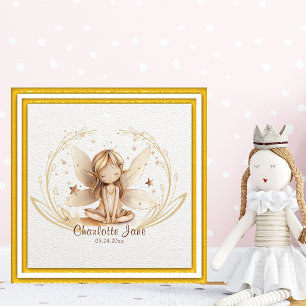 Förtjusande Little Girl Fairy Wall Art Poster
