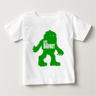 Förtjusande logotyp för LI'L BIGFOOT - gulliga Tee Shirt