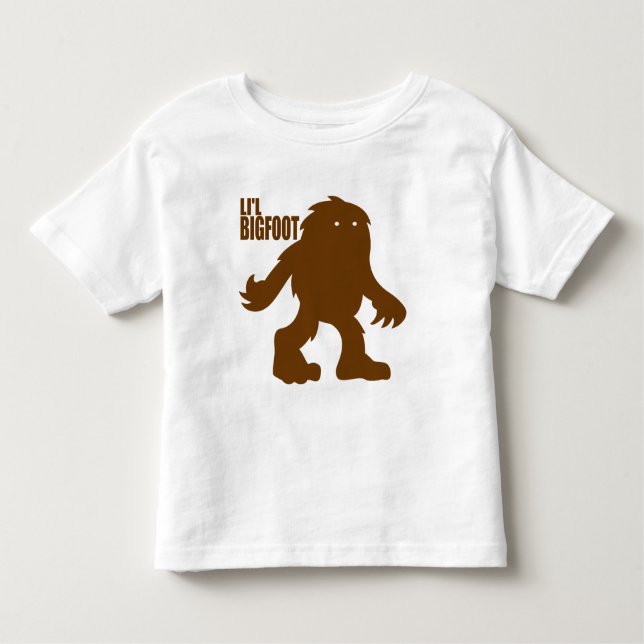 Förtjusande logotyp för LI'L BIGFOOT - gulliga Tröja (Framsida)
