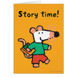 Förtjusande Maisy kärlekar att läsa Hälsningskort