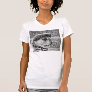 Förtjusande mopsutslagsplatsskjorta med inspirera t-shirt