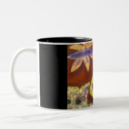 Förtjusande mugg för hårigkattkaffe