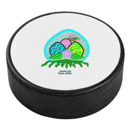 Förtjusande Påskägg Hockey Puck