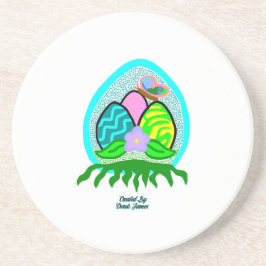 Förtjusande Påskägg Sandstone Underlägg