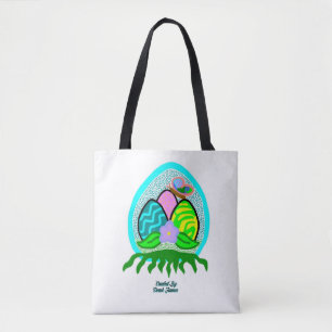 Förtjusande Påskägg Tote Bag Tygkasse