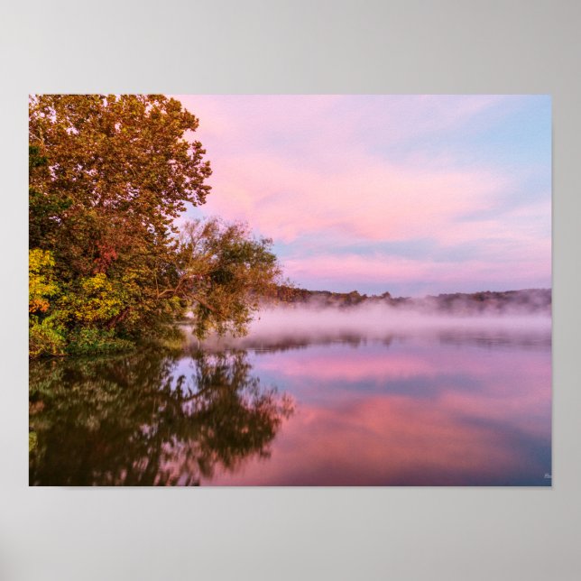 Förtjusande Rosa God morgon Poster (Framsidan)
