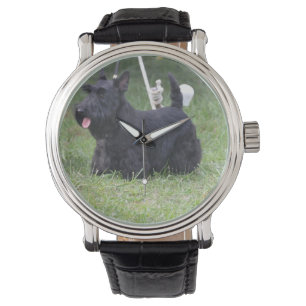 Förtjusande skotsk Terrier Armbandsur