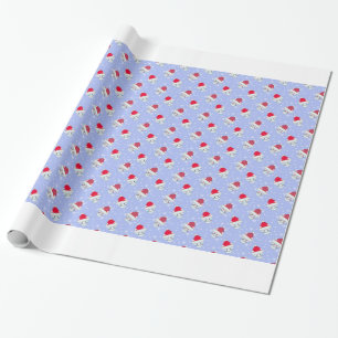 Förtjusande små julkatterna i snön presentpapper