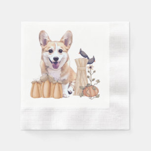 Förtjusande thanksgivingCorgi Pappersservett