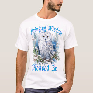 Förtjusande Uggla Bringing Wisdom T Shirt