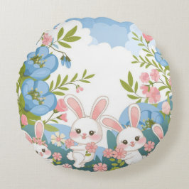 Förtjusande utformning av firande i Påsk Rund Kudde