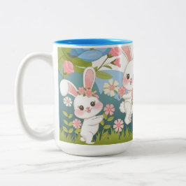 Förtjusande utformning av firande i Påsk Två-Tonad Mugg