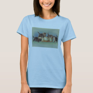 Förtjusande vintagekattungar t shirt