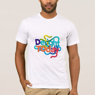 Förtjusning i dag - inspirerande T-Shirt-design T Shirt