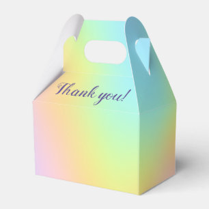 Förträfflig favoritruta för Pastel Rainbow Wedding Presentaskar