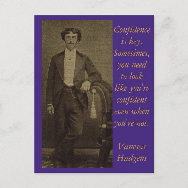 Förtroende är Nyckel Vykort (Framsida)