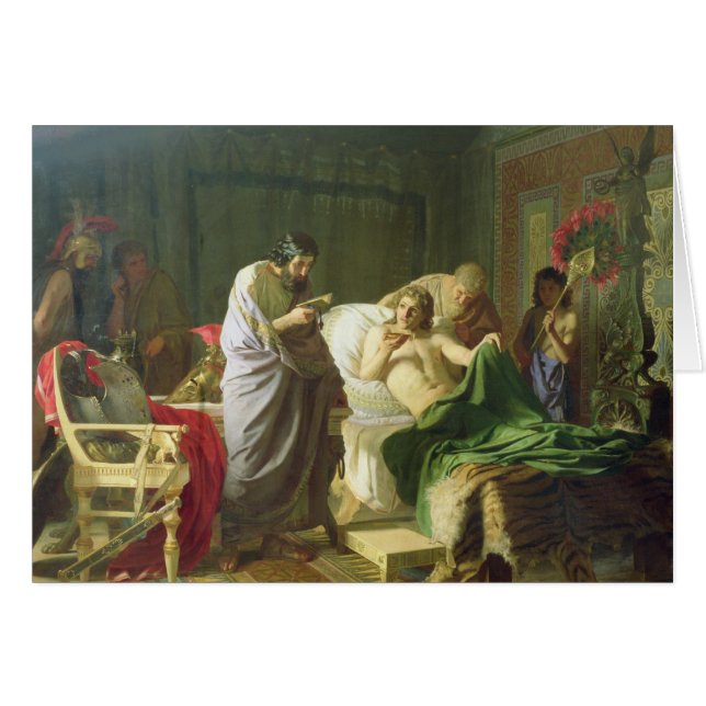 Förtroende av Alexander underbaren Hälsningskort (Framsidan Horizontal)