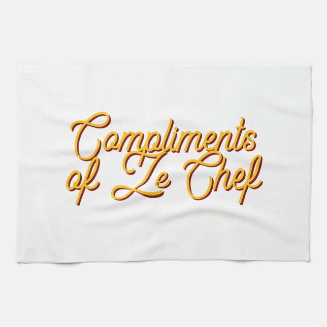 Förtroende av Chef Kökshandduk (Horisontell)