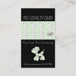 Förtroende av grönten för husransonering av ballon visitkort