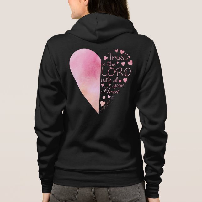 Förtroende av kristen Heart i Herren T Shirt (Baksida)