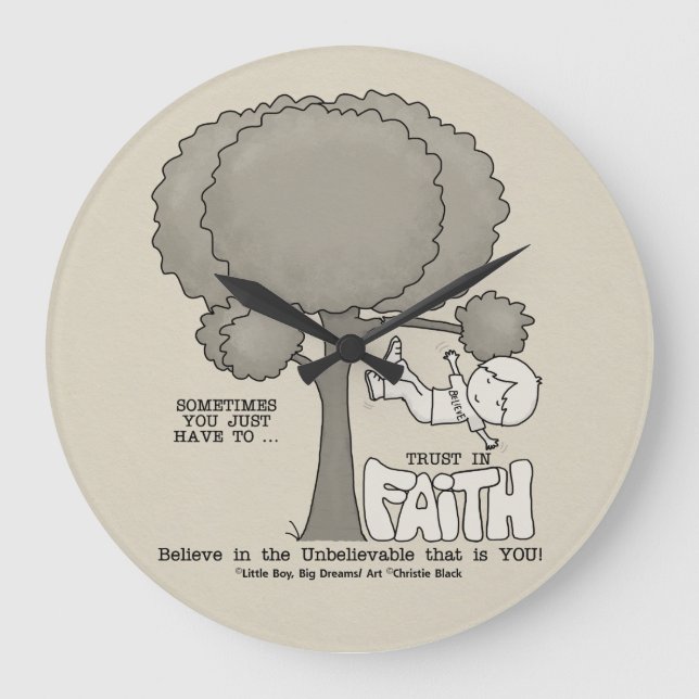 Förtroende för Faith Stor Klocka (Framsida)