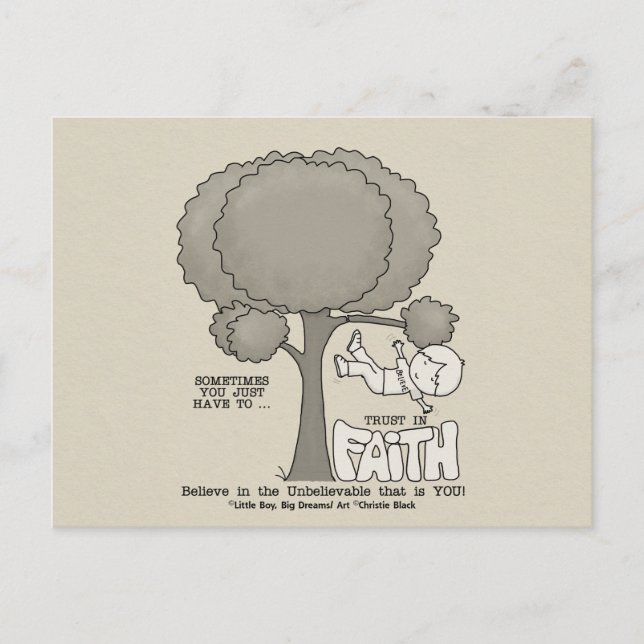 Förtroende för Faith Vykort (Framsida)