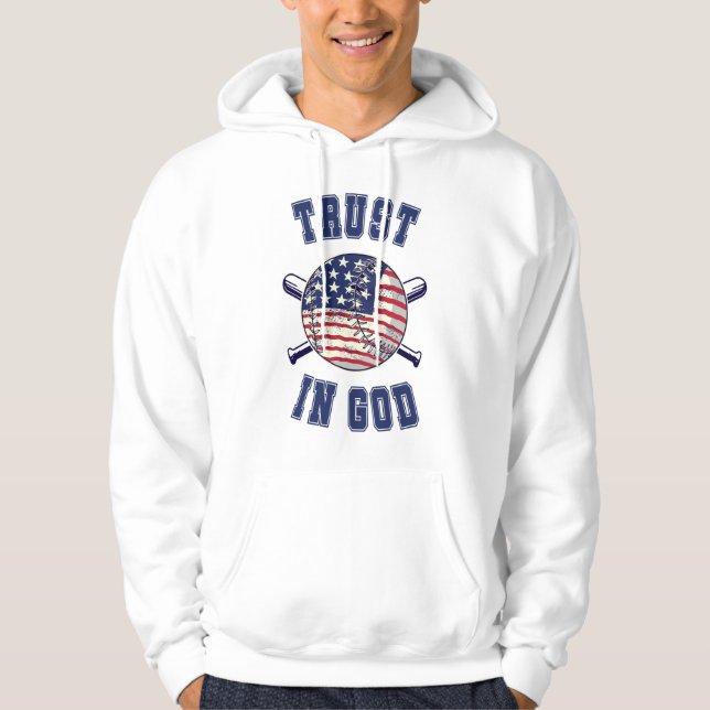 Förtroende för Gud Hoodie (Framsida)