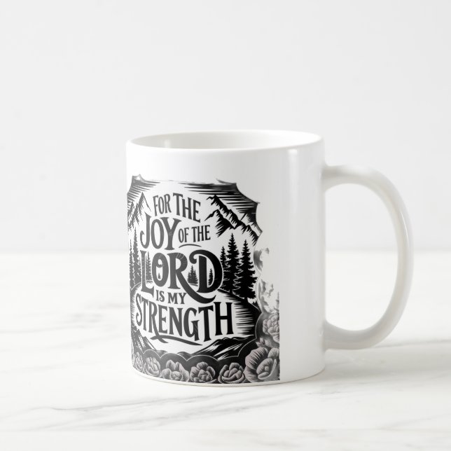 Förtroende för Herren" Kaffemugg (Höger)