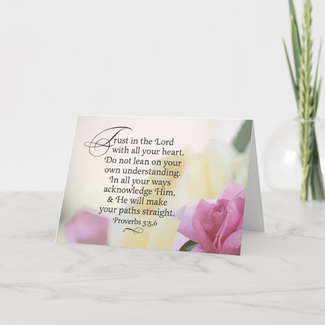 Förtroende för Herren Kort (Framsida)