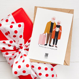 Förtroende för hustru att styra väg - årsdag kort