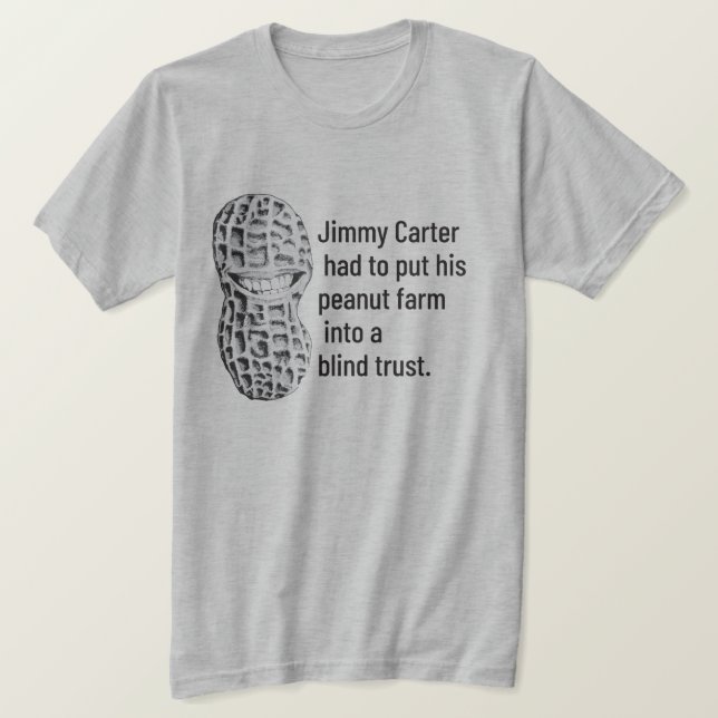Förtroende för jordnötlantgårdblind t shirt (Design framsida)