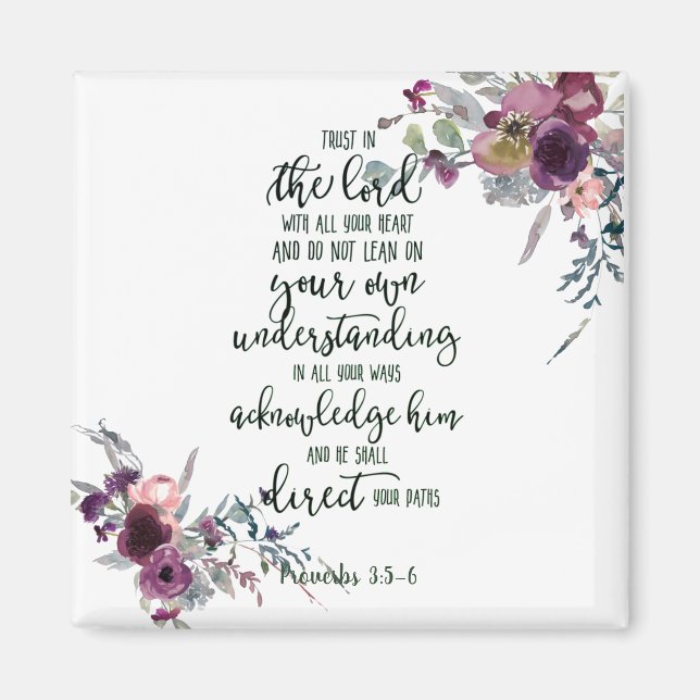 Förtroende för Lord blommigt Magnet (Framsidan)