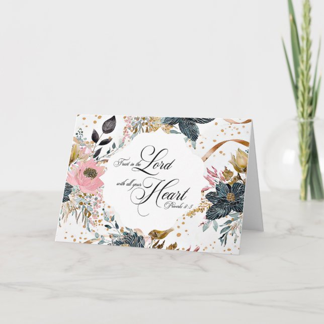 Förtroende för Lord Greeting Card Kort (Framsida)