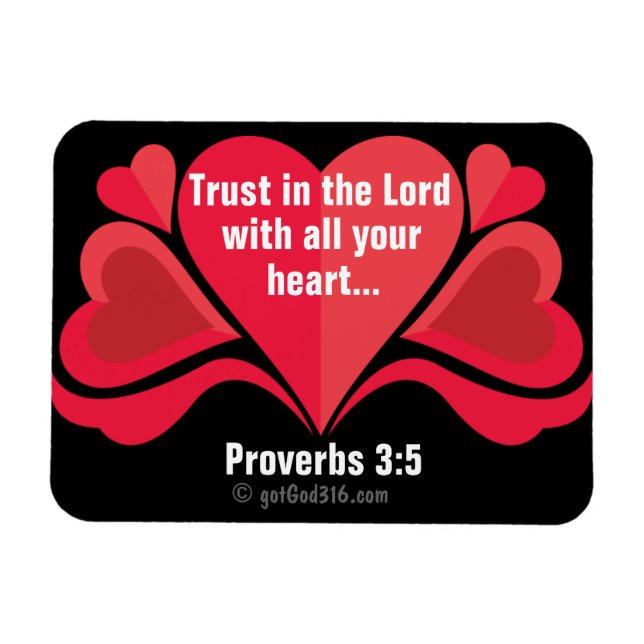 Förtroende för Lord Hearts gotGod316.com Magnet (Horisontell)