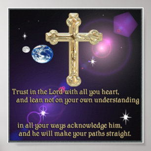 Förtroende för Lord poster Christian poster