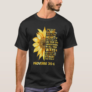 Förtroende för Lord Solros Chrisitan Proverbs 3 T Shirt