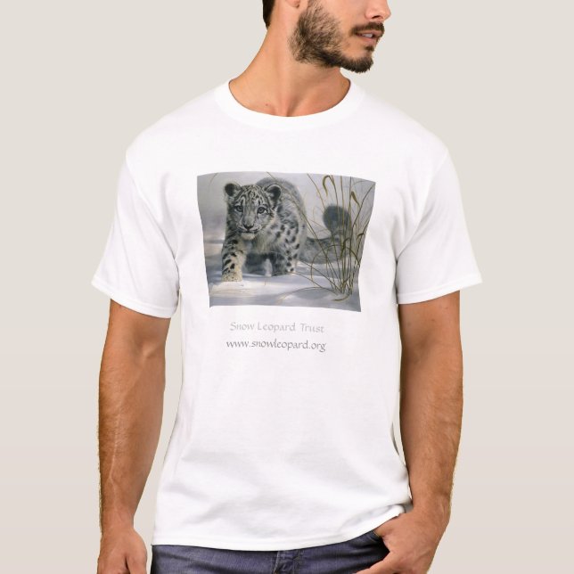 Förtroende för snöLeopard T-shirt (Framsida)