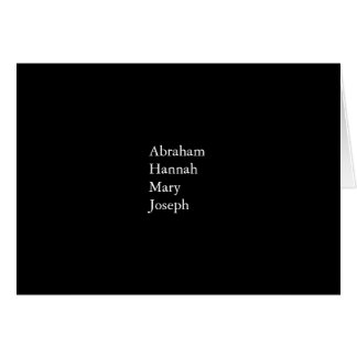 förtroende hälsningskort