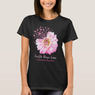 Förtroende Hope Kärlek Tshirt Breast Cancer Awar T Shirt