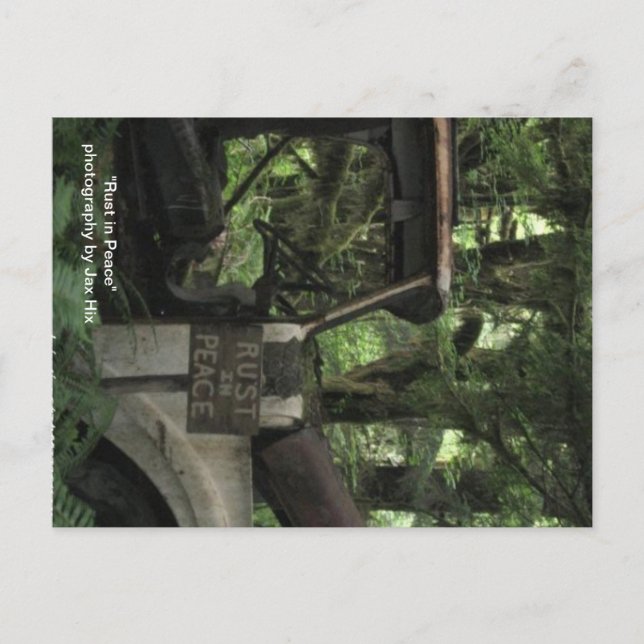 Förtroende i fred vykort (Framsida)