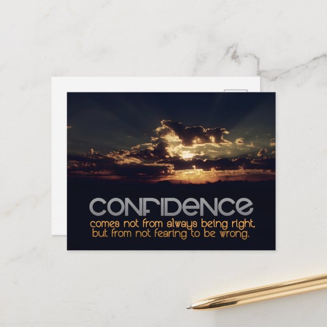 "Förtroende" inspirationsoffert Vykort (Fram/Back In Situ)